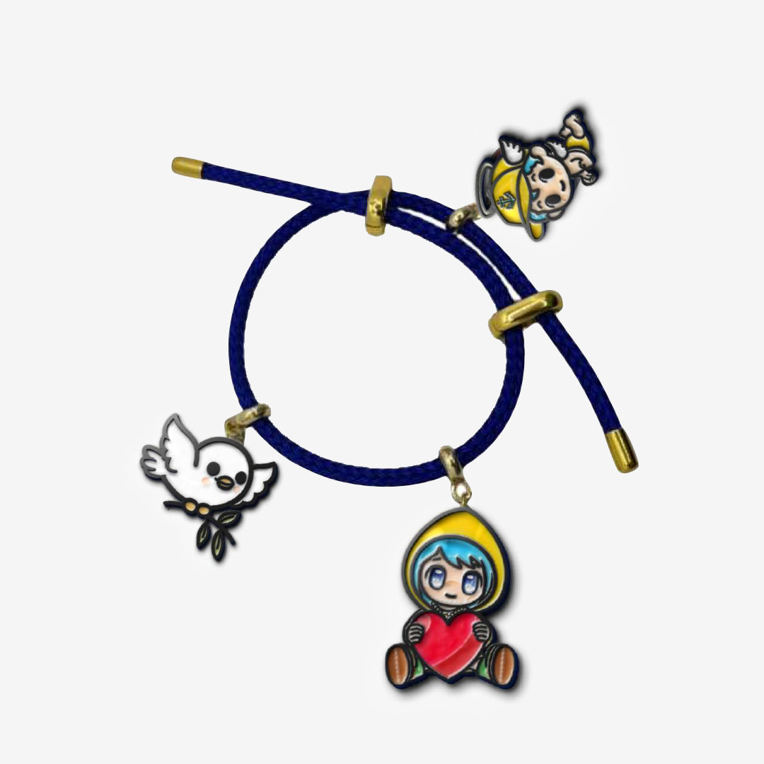 Braccialetto Con 3 Charm Di Luce Mascotte Del Giubileo 2025 Jubilee braccialetto-con-3-charm-di-luce-mascotte-del-giubileo-2025-jubilee