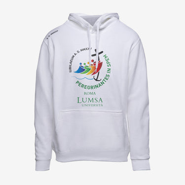 Sudadera con capucha blanca Jubileo 2025 LUMSA 