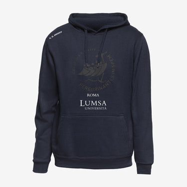 Sudadera azul con capucha y estampado grueso Jubileo 2025 LUMSA