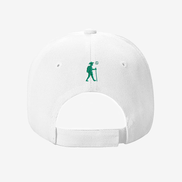 White baseball cap with patch Jubilee 2025: back view