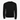 BLACK CREW NECK SWEATSHIRT WITH EMBROIDERED LOGO JUBILEE 2025