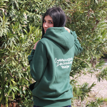 GREEN SWEATER -  WALK LIGHT PILGRIM'S BACKPACK