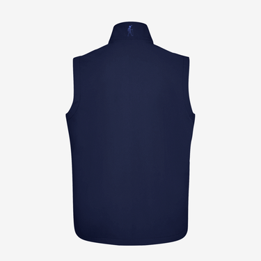 BLUE SOFTSHELL VEST with Jubilee 2025 logo