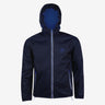 Blue hooded K-Way with Jubilee 2025 logo