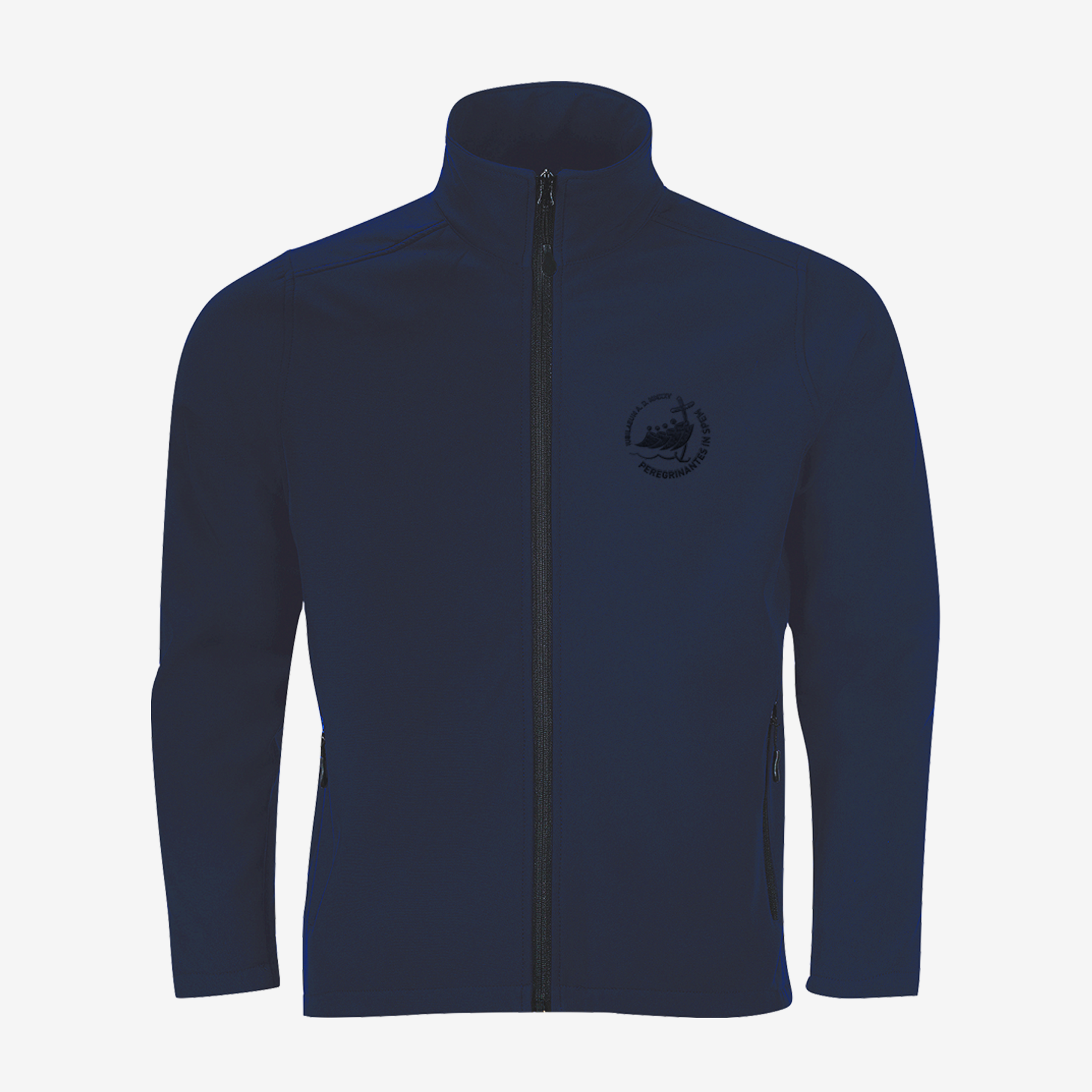 Felpa Con Cappuccio Giubileo 2025 Pilgrim's Backpack - Unisex, Cotone E Poliestere, Bianca O Blu