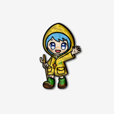 Metal Charm Pin Light Mascot Jubilee 2025