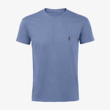 PILGRIM'S BACKPACK LIGHT BLUE T-SHIRT 