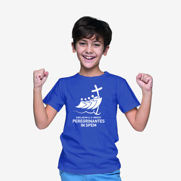 Blue children's T-shirt for Jubilee 2025 groups